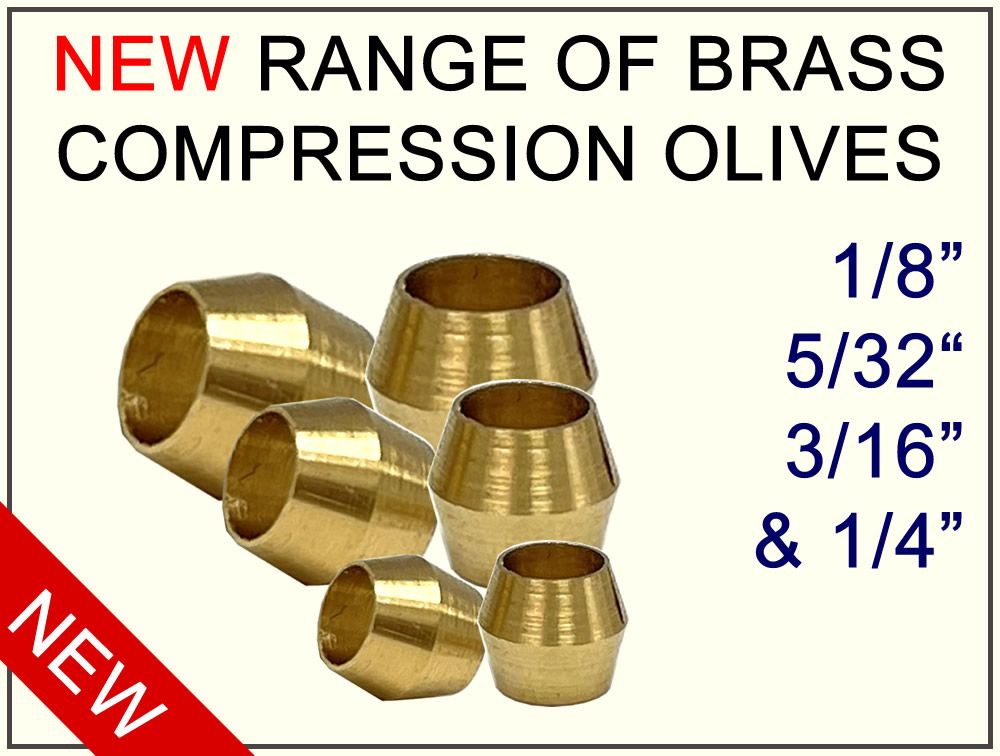 New Range of Brass Compression Olives