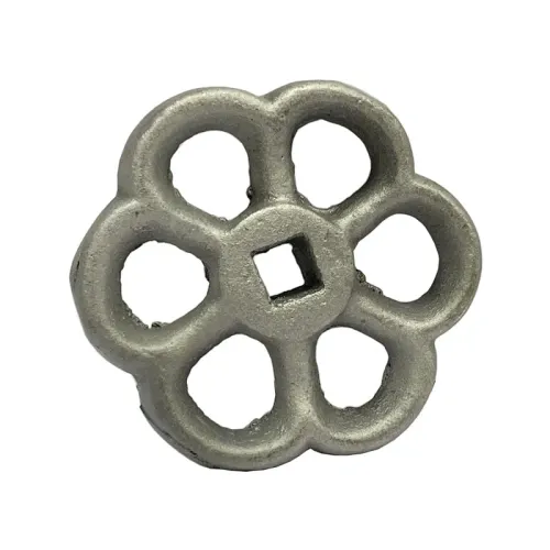 2 1/4" Diameter Cast Iron Cast Handwheel - 6 Spoke
